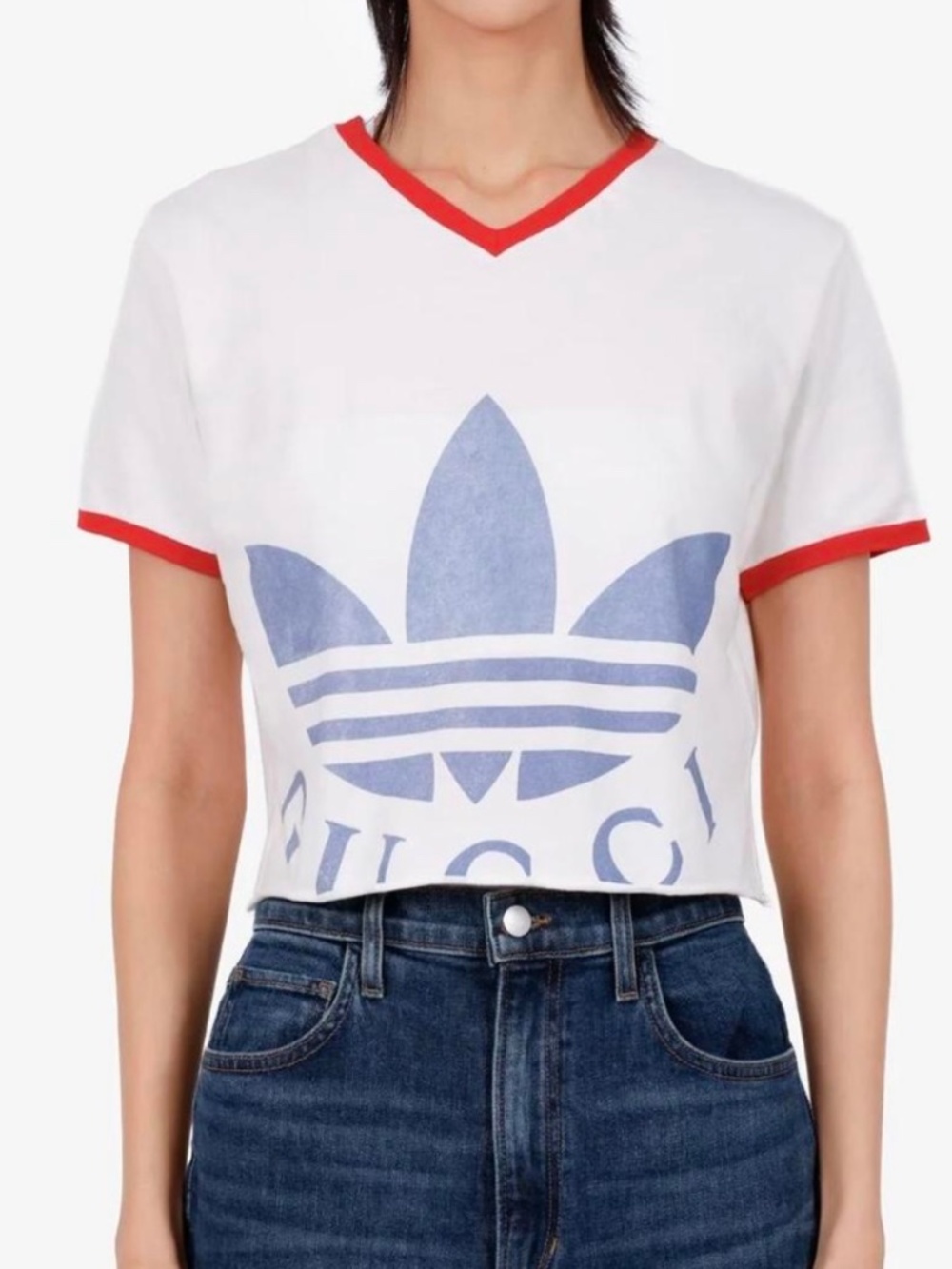 Gucci x adidas crop T-shirt XXS